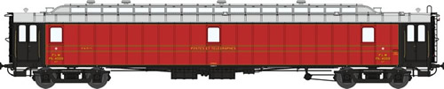 REE Modeles VB-028 - French Post Wagon OCEM 21,6m - PLM Payi No.  45519 of the PLM